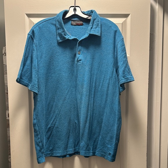 Ike Behar Teal Polo Shirt - Picture 1 of 3